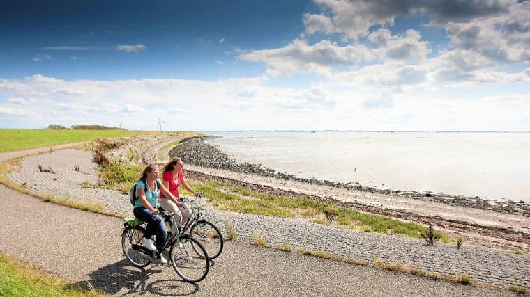 Weekendje weg zeilen, fietsen, Friesland