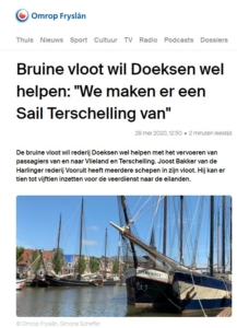 Joost Bakker interview - Rederij Vooruit - Omroep Friesland